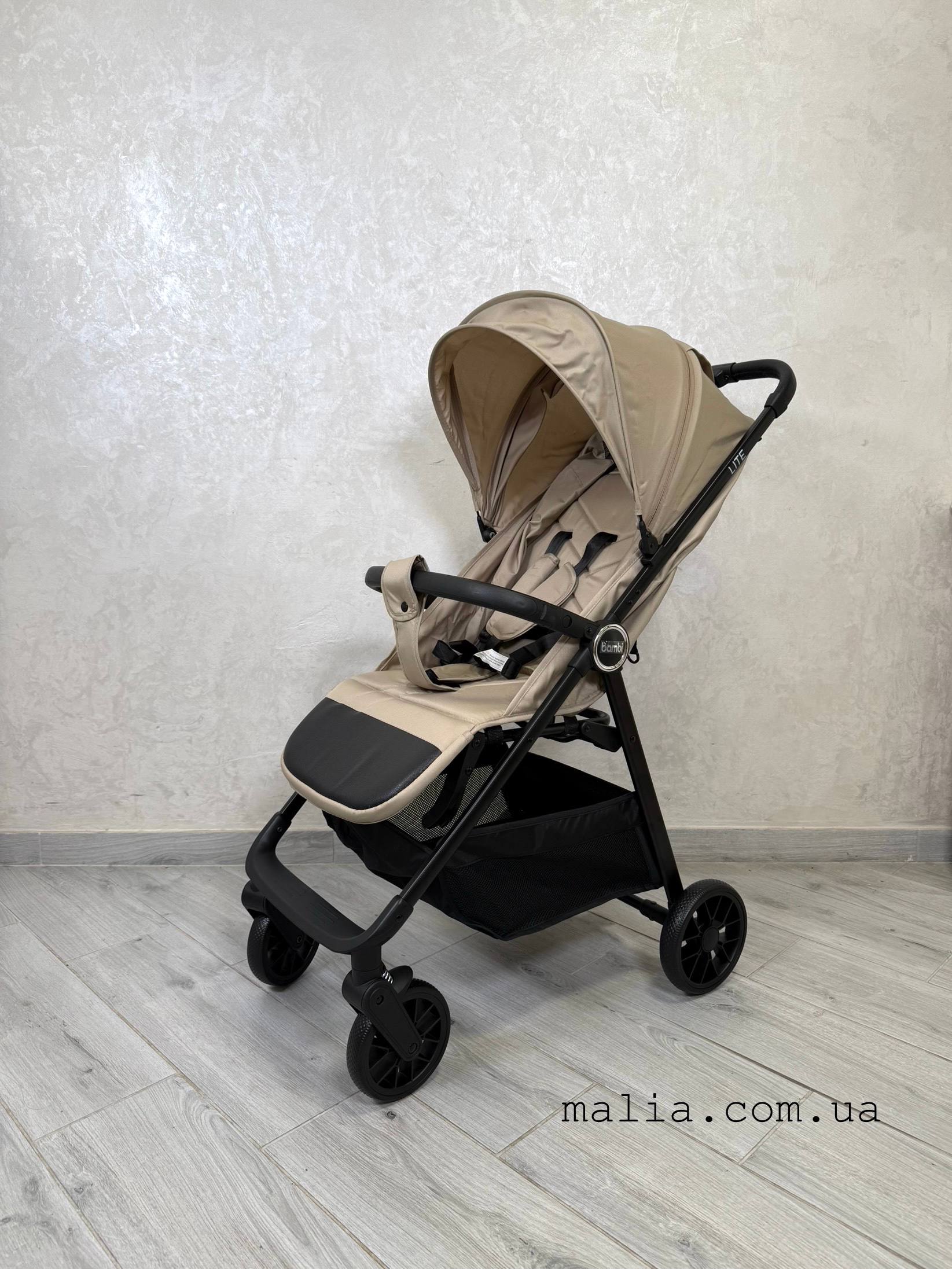 Коляска дитяча Bambi M 6317 LITE Beige