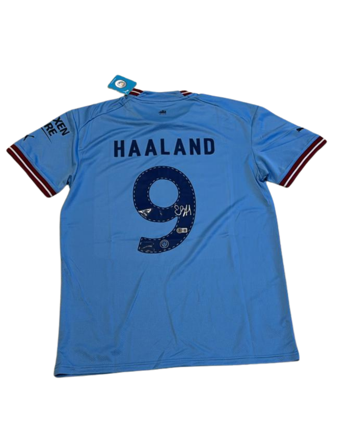 JERSEY HAALAND CERTIFICADO BECKETT