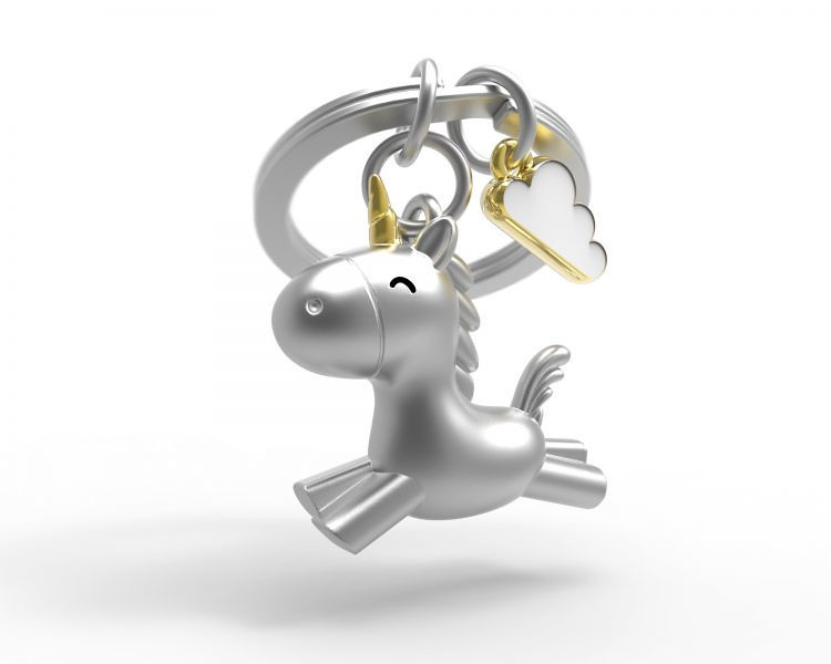 Брелок Metalmorphose Unicorn with Cloud Charm