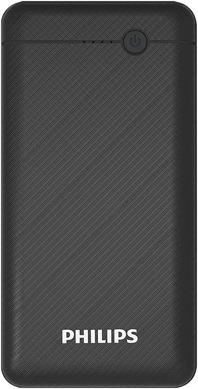 PHILIPS Black 10000 мАг зовнішній акумулятор (повербанк)