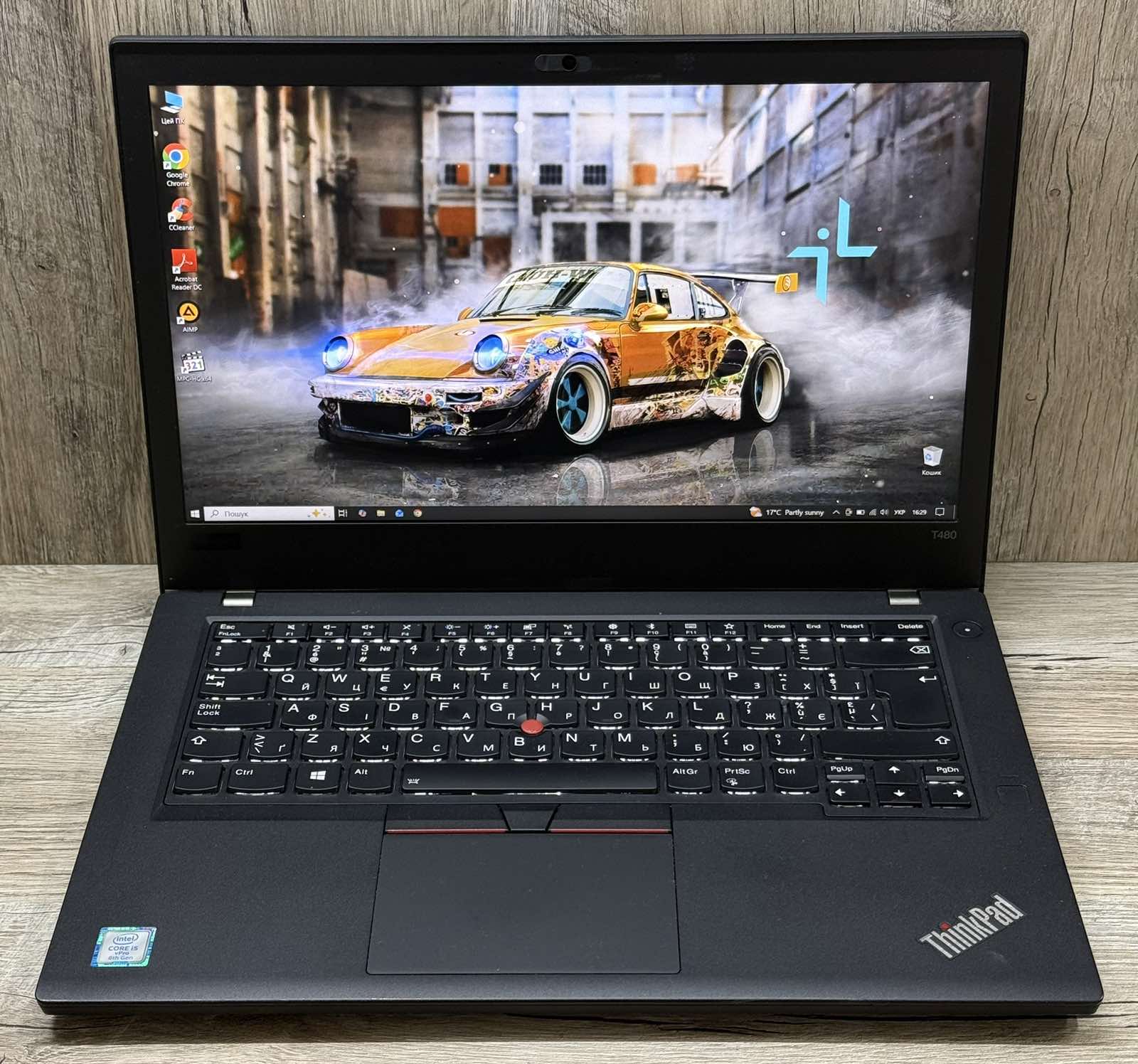 Lenovo ThinkPad T480 i5-8350U/8Gb/256ssd/Full HD IPS/W10 Pro/Клас А