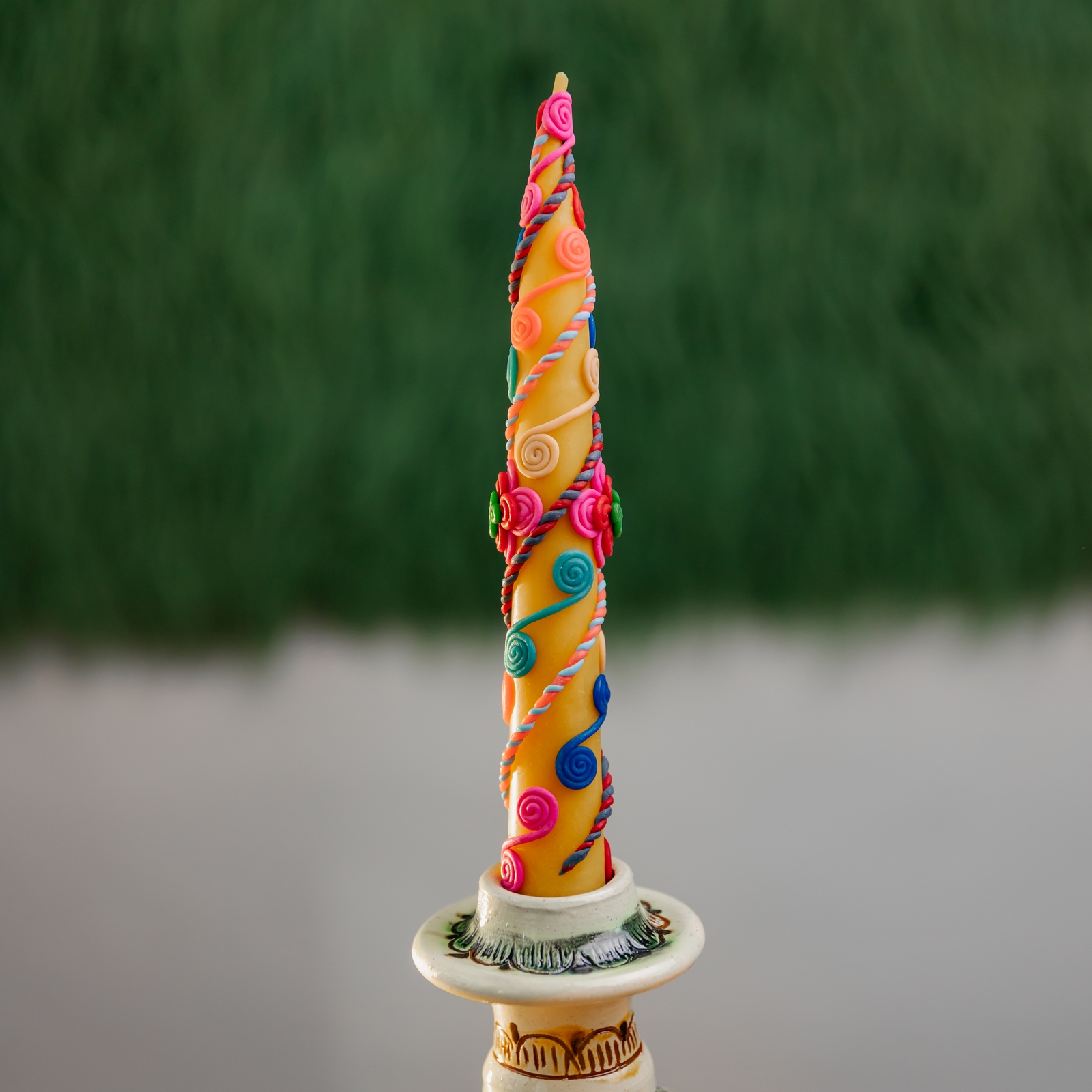 Свічка "Квітнедар", 19 см