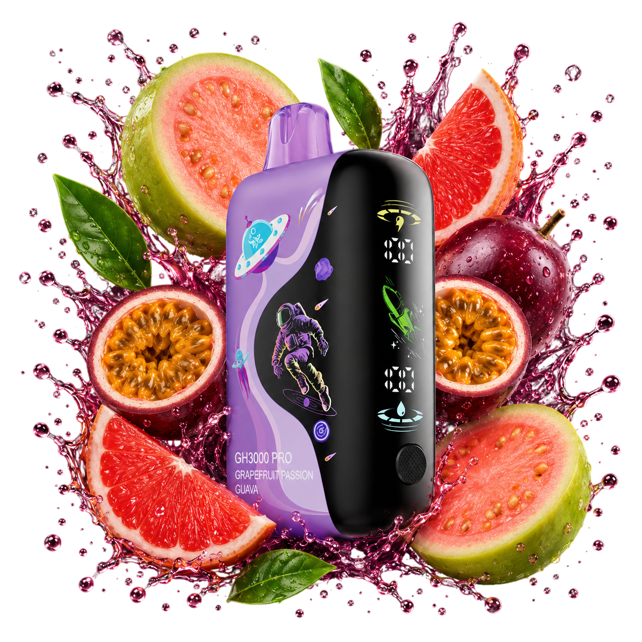 Ельф  GH 33000 PRO Grapefruit Passion Fruit Guava ( Грейпфрут Маракуя Гуава )