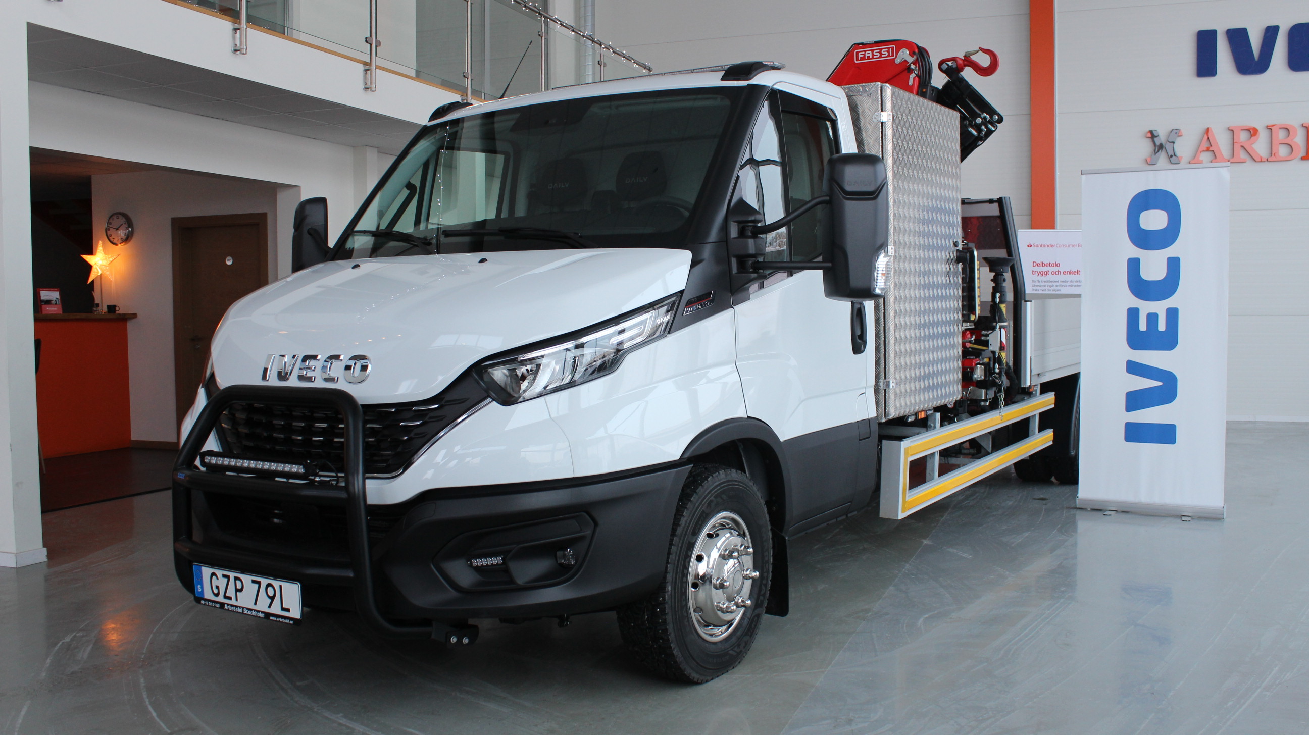 SÅLD - IVEC O DAILY  70C18 KRAN FASSI F70 / WINSH