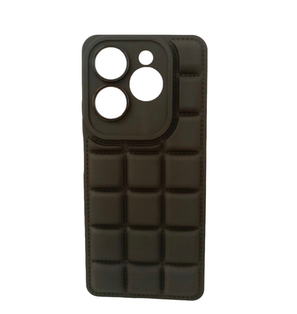 Чохол Fashion Case Chocolate для Infinix HOT 40 Black