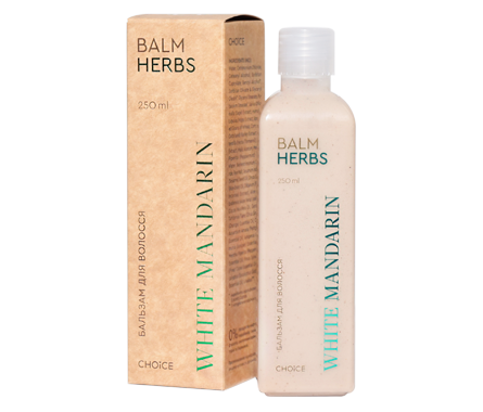 Бальзам для волосся Цілющі трави HERBS -  Зміцнення / Зупиняє випадіння волосся (250мл)