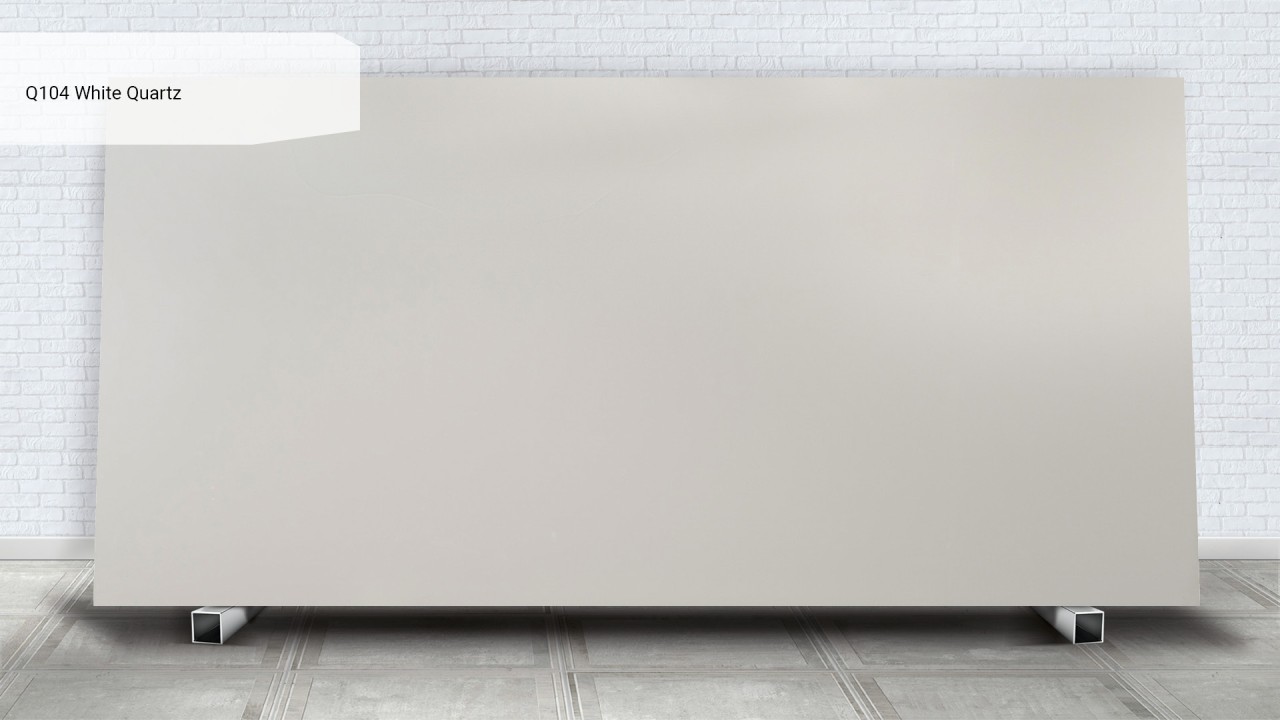 Кварцевий камінь Tisoro Q104 White Quartz 320x160