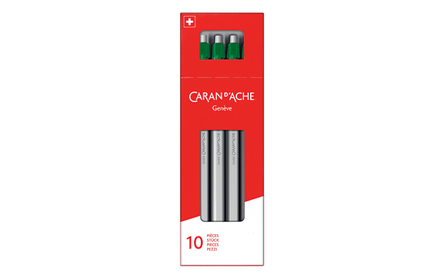 Коробка з 10 кулькових ручок 825 ECO Green