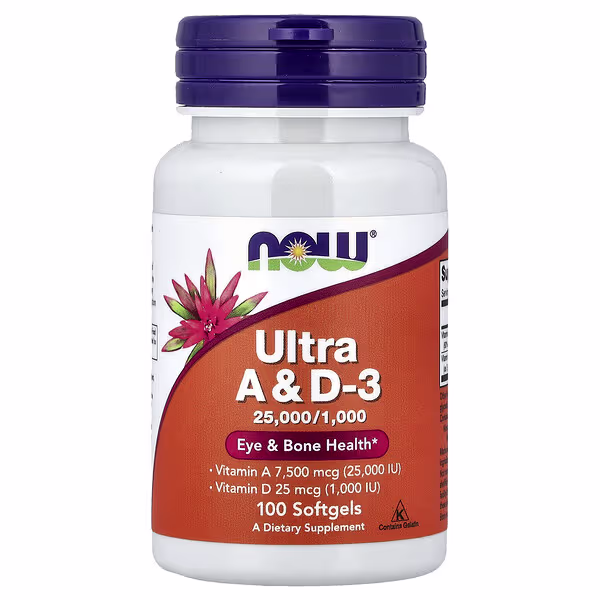 NOW Foods, Ultra A & D3, 100 Softgels