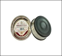 Миска металева важка протиковз. 0,5л арт.AKW-108-05