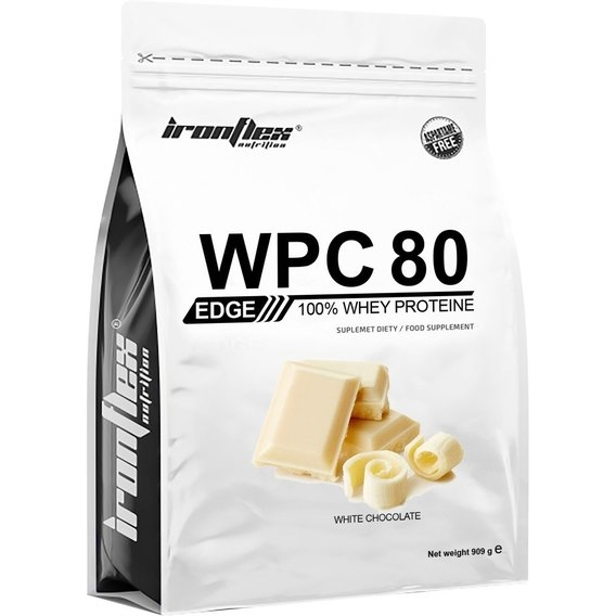 IronFlex WPC 80EU EDGE Instant 900 г – Білий шоколад
