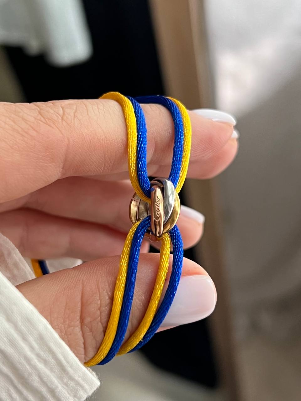 Браслет Трініті жовто-синій