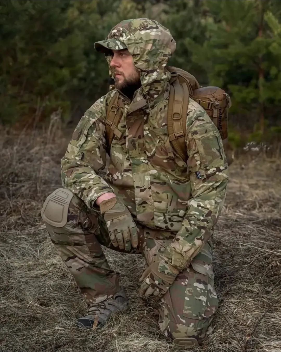 Тактична мембранна софт-шелл куртка "S.W.R.S. LEVEL 5 SOF JACKET MULTICAM" від українського бренду "А.Т.А.К.А".