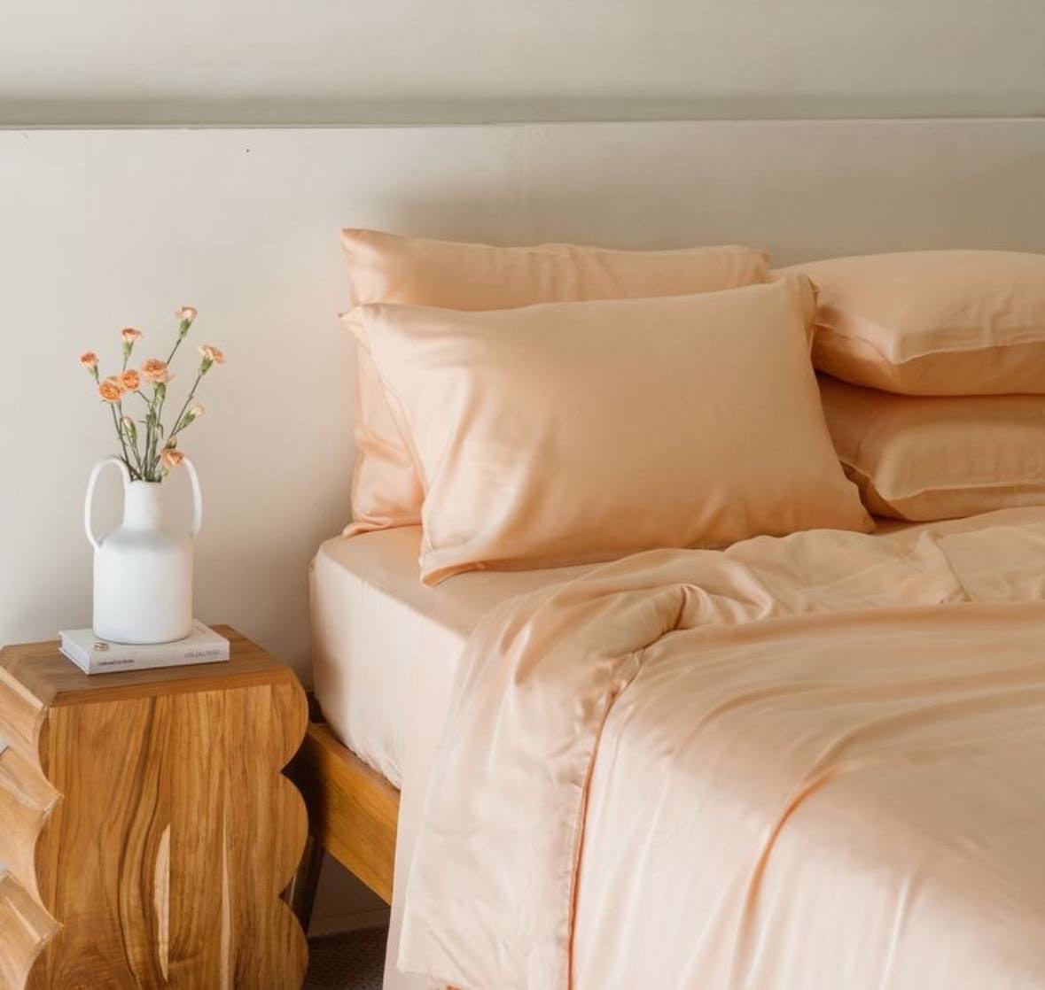 Постільна білизна з сатину, колір Soft Peach