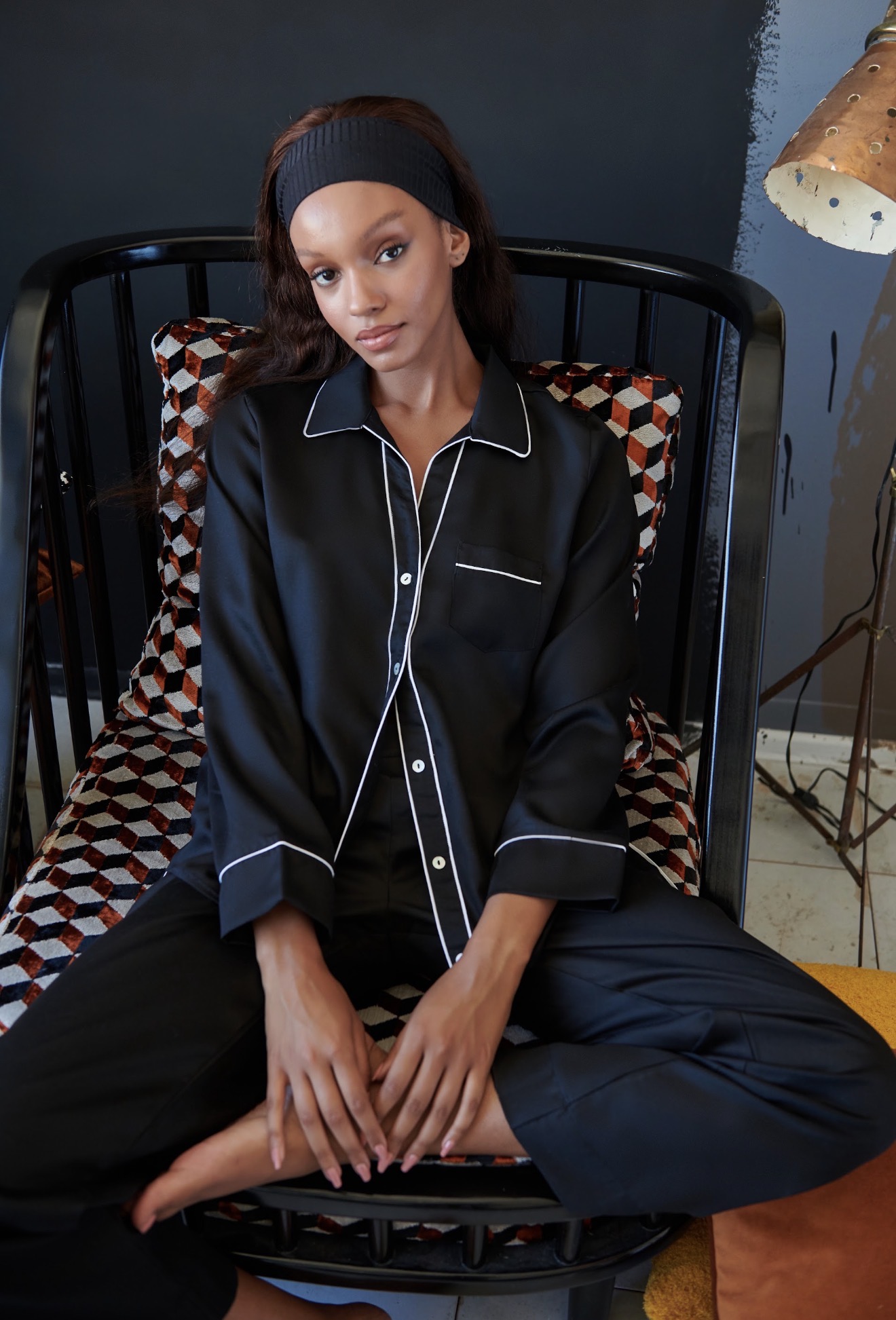 Елегантний костюм-піжама для дому із натурального тенселу Suzie P2 преміум бренду Otro