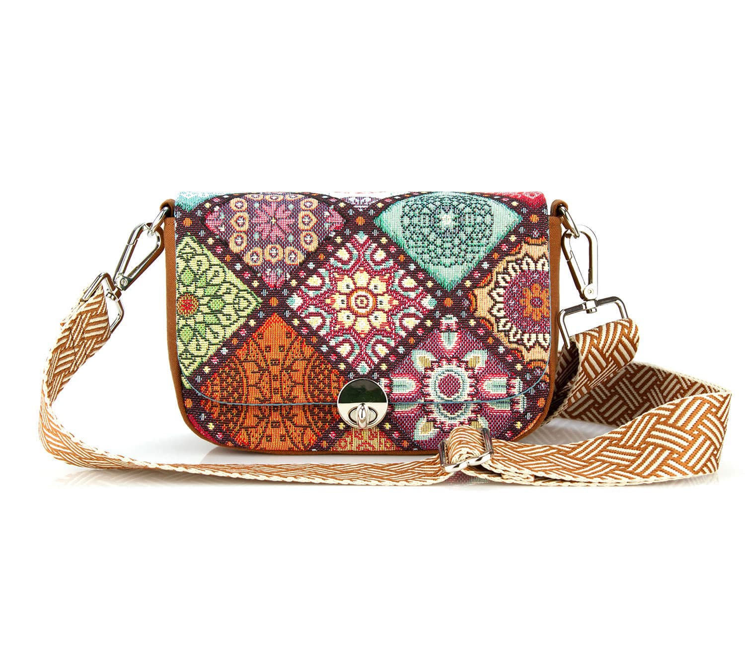 міні-сумочка Лісабон terracotta small із ременем