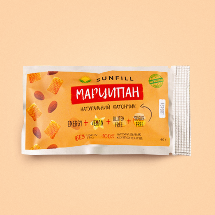 Батончик Марципан - Sunfill, 40 г