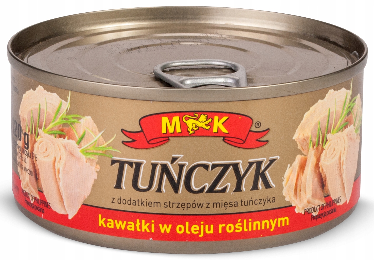 Тунець M&K Tunczyk шматочками в рослинній олії 170гр