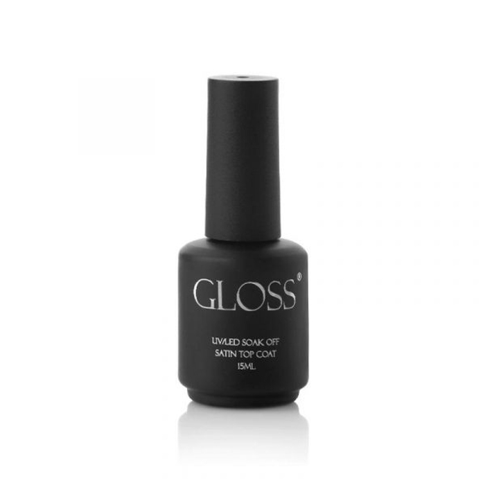 Сатиновий топ GLOSS Satin Top Coat, 15 мл