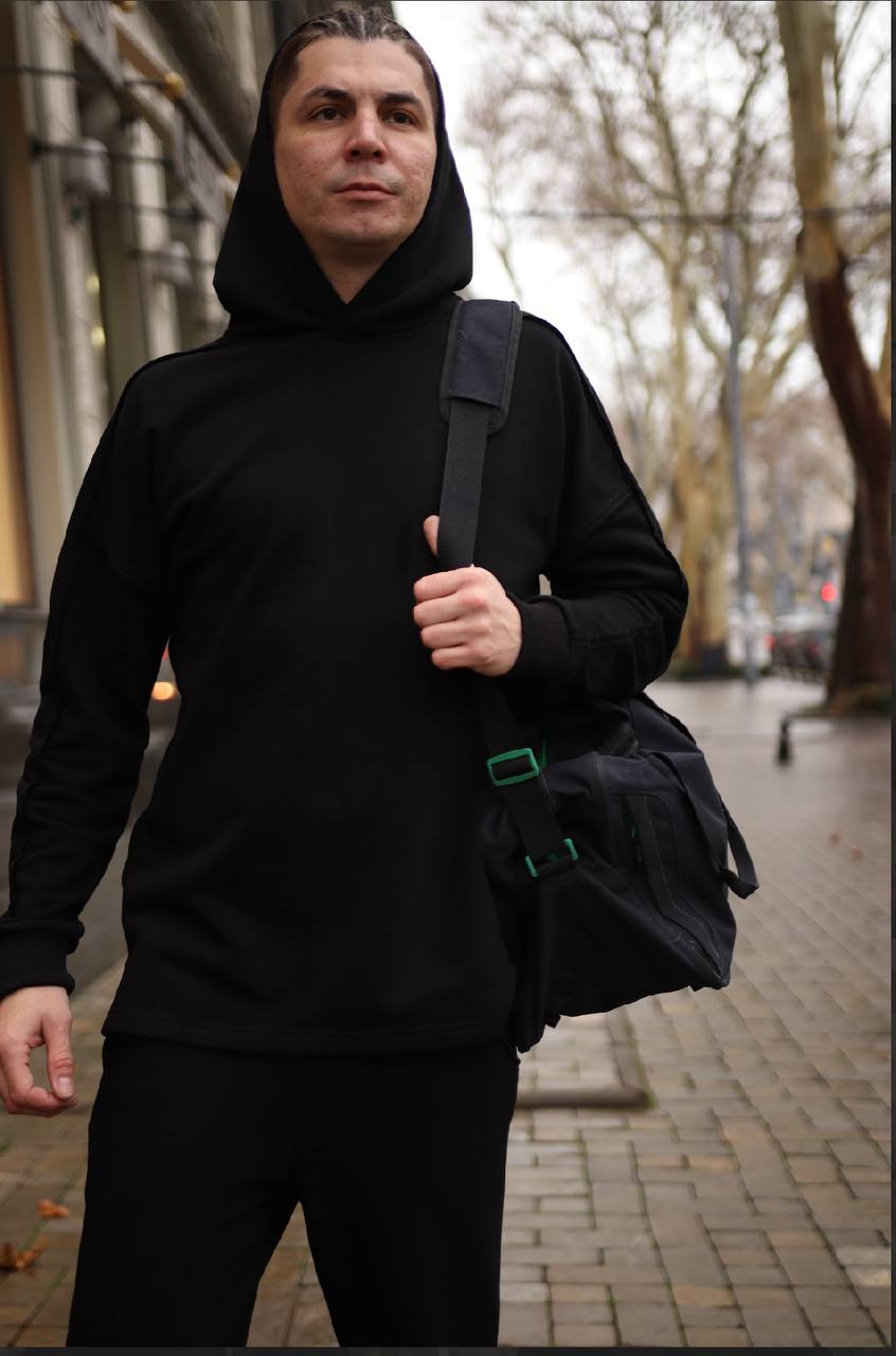 Cірий чоловічий костюм "Тріумф JV"