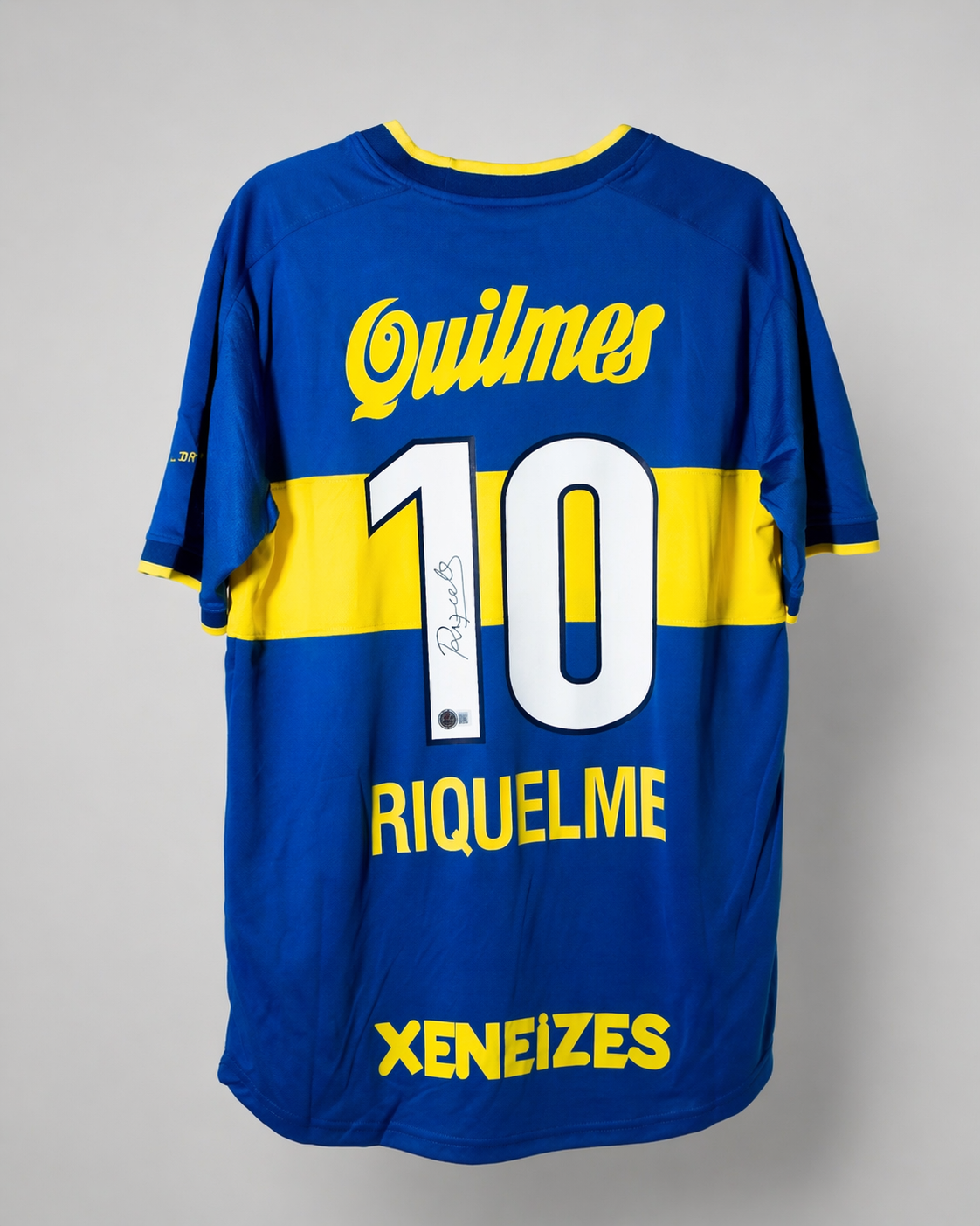 JERSEY RIQUELME CERTIFICADO BECKETT