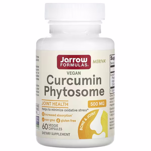 Jarrow Formulas, Vegan Curcumin Phytosome, 500 mg, 60 Veg Capsules