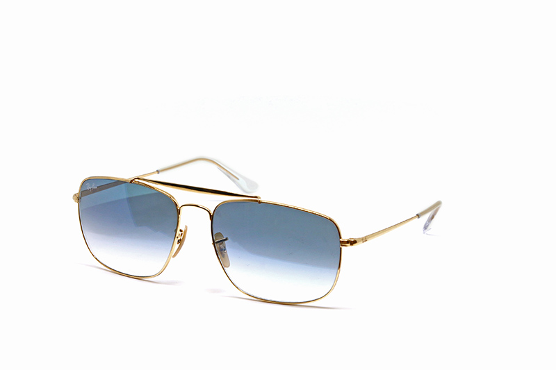 RAY-BAN RB 3560 001/3F 61 CLEAR GRADIENT BLUE