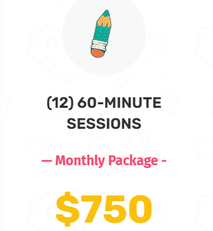 (12) 60-MINUTE Sessions - Monthly Package