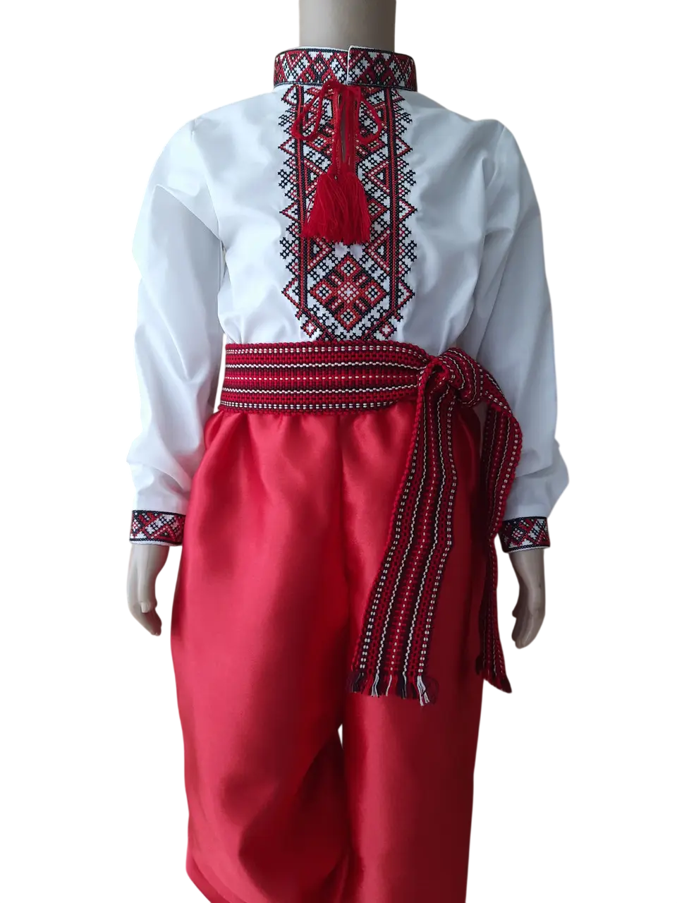 Костюм для хлопчика в українському стилі сорочка та шаровари з поясом