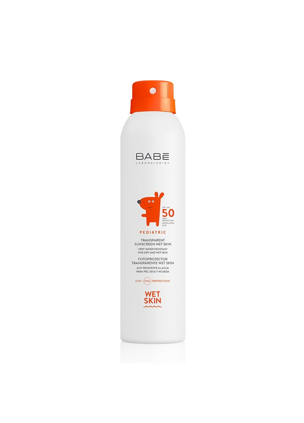 Дитячий сонцезахисний спрей Babe Pediatric прозорий водостійкий SPF50+ 200 мл Babe Laboratorios