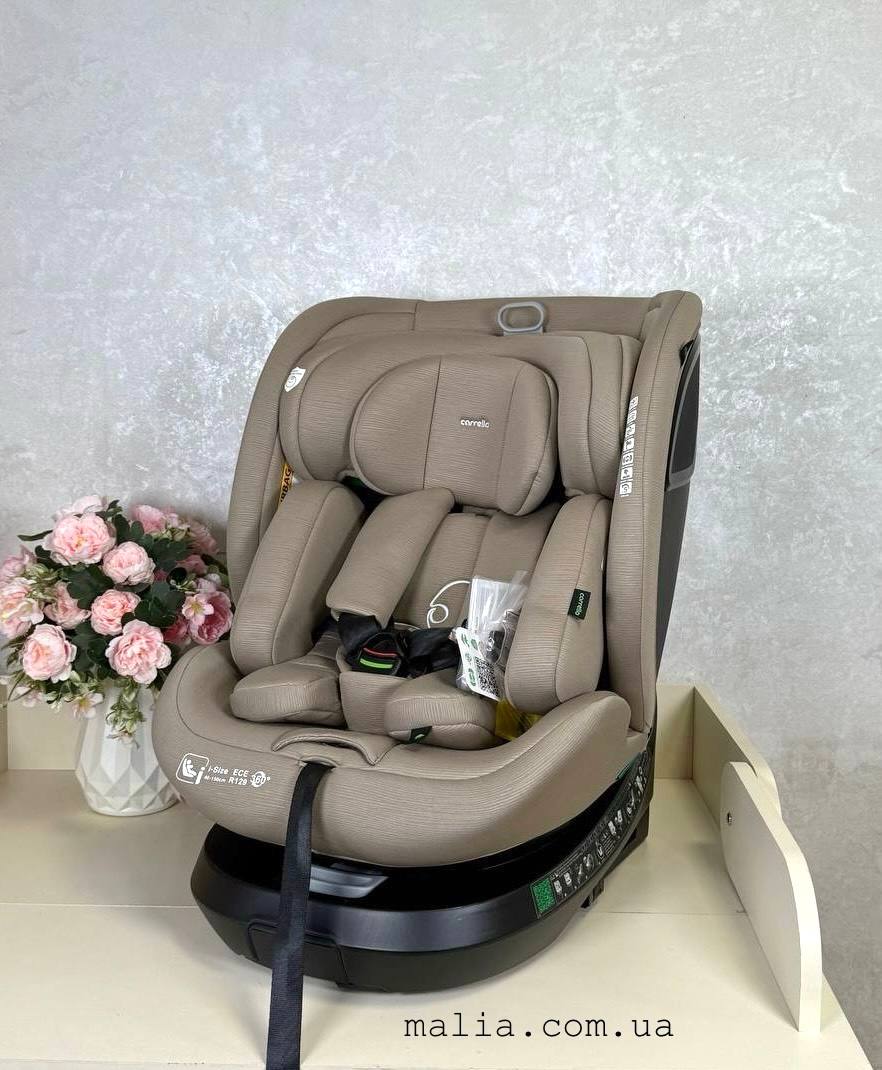 Автокрісло CARRELLO Octopus від 40 до 150 см 0+1+2+3 ISOFIX Sandstone Beige