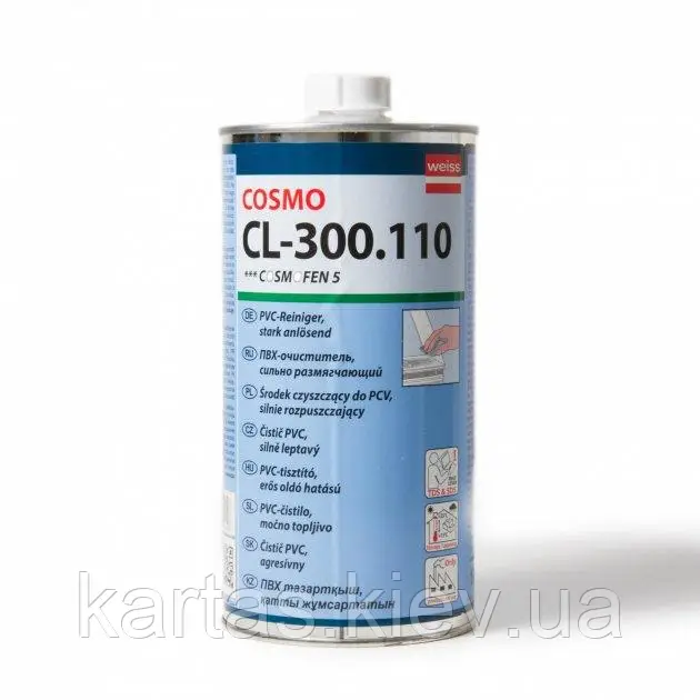 Очисник Weiss для віконного профілю Cosmofen 10 (COSMO CL-300.110) 1 л