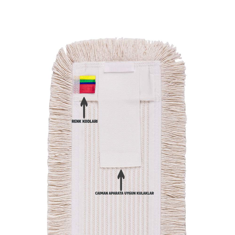 Моп ОПТОМ петельний бавовняний з стрічкою CAIMAN ERMOP Prof, 13*40 см