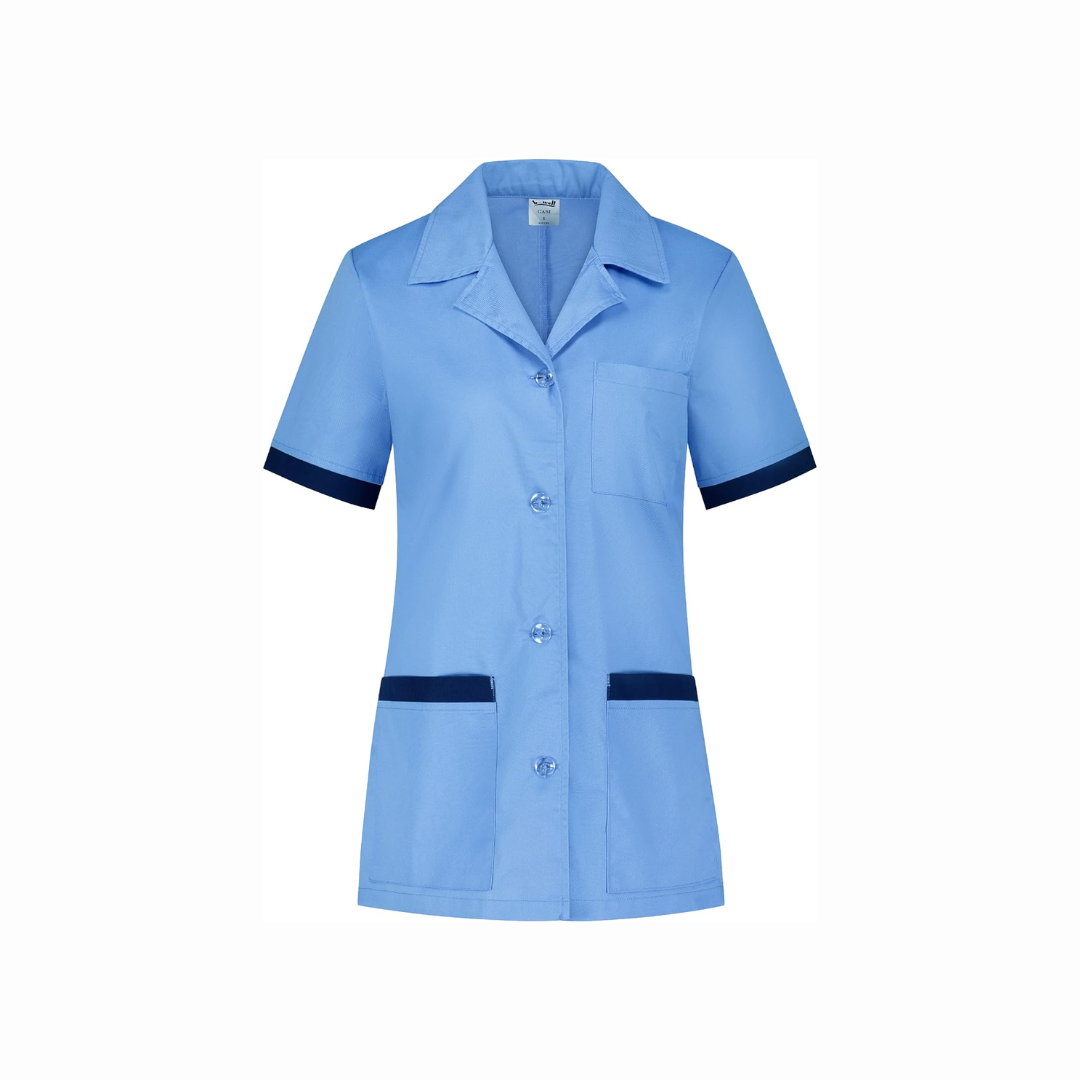 Medical blouse women blue