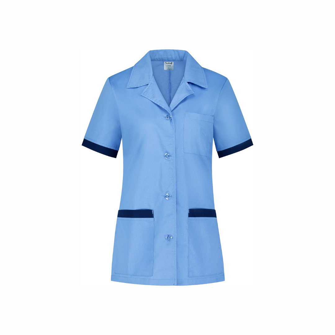 Blouse médicale femme bleu