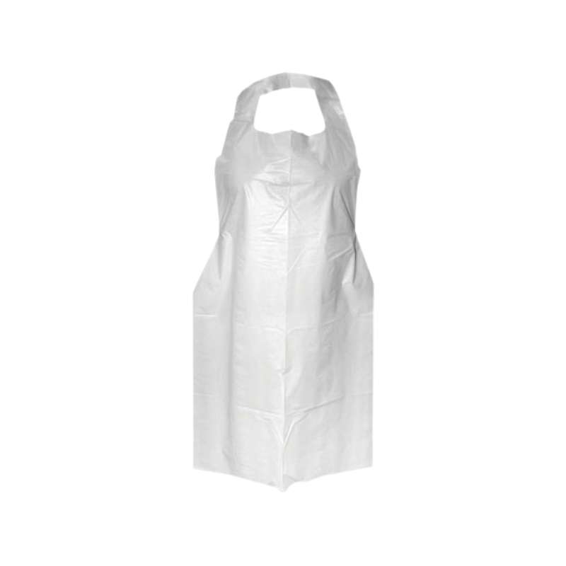 Фартух поліетиленовий ОПТОМ одноразовий ПЕ розмір 76*130, 25 шт. в уп, 50 мкм., UDPACK