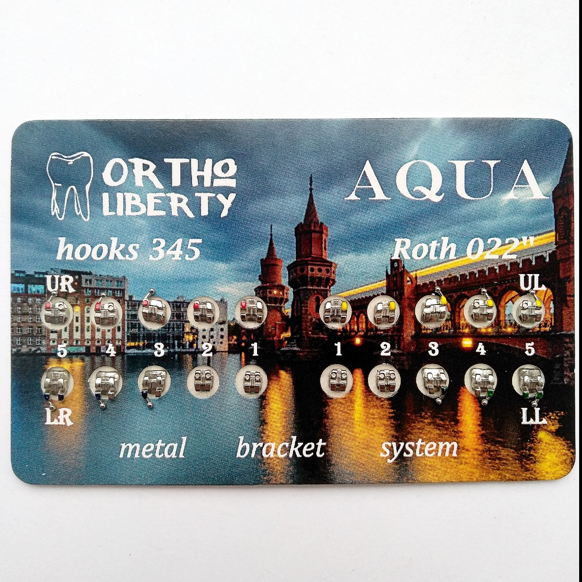 Брекети AQUA roth 022