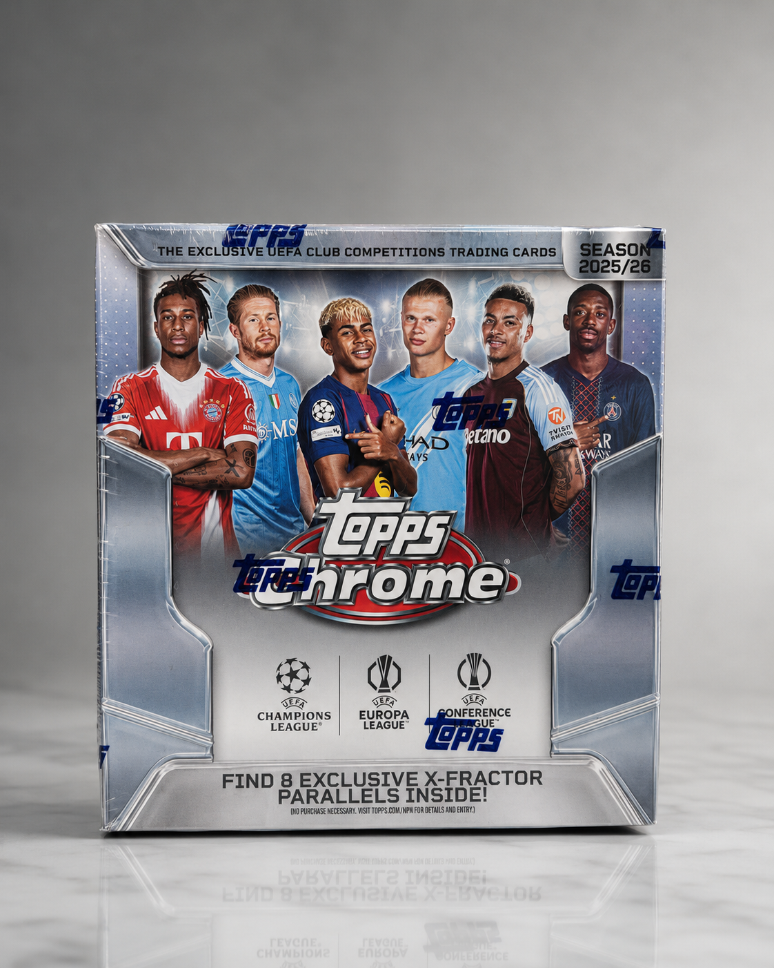 Topps Chrome UEFA Club Competitions 2025/26 Box