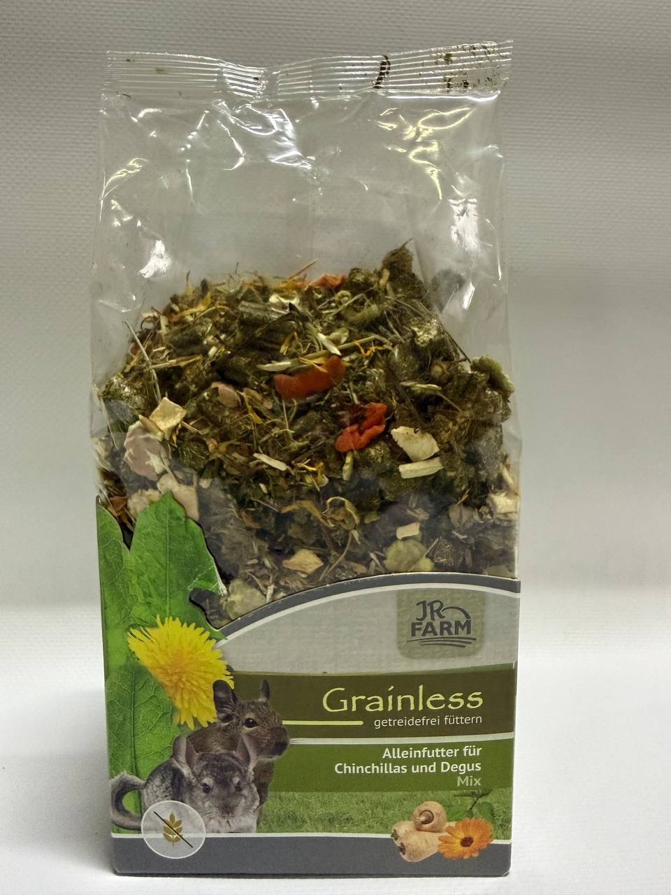 JR Farm Grainless Mix Chinchilla & Degu - Гранульований беззерновий корм для шиншил й дегу 650 г