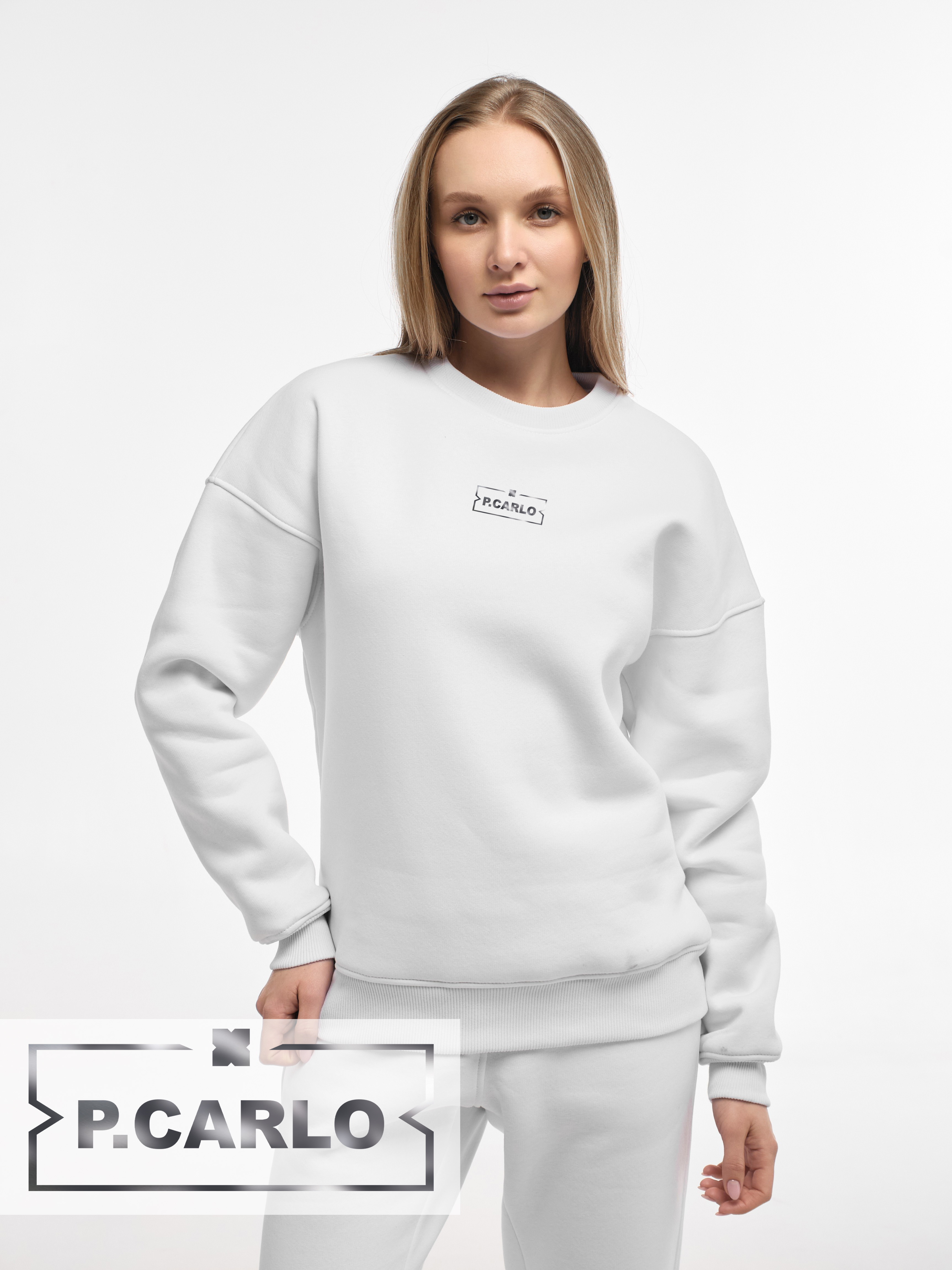 SWEATSHIRT "P.CARLO" | WHITE EMOTION | XS1