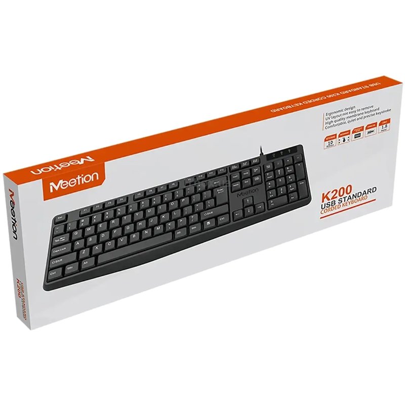 Клавіатура Meetion K200 USB Black