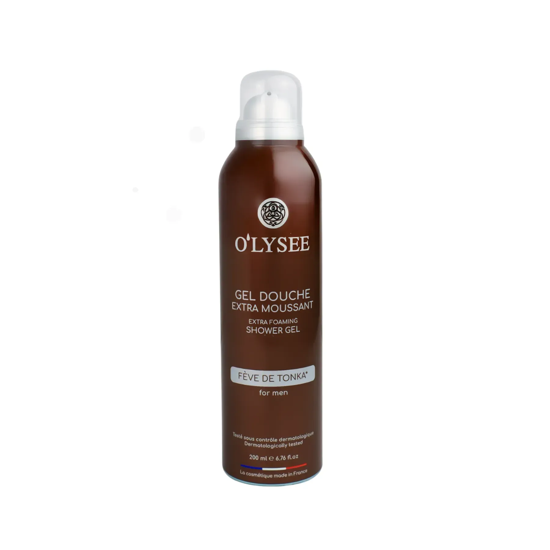 Гель-піна для душу для чоловіків O’LYSEE Extra Foaming Shower Gel Fève de Tonka 200 мл