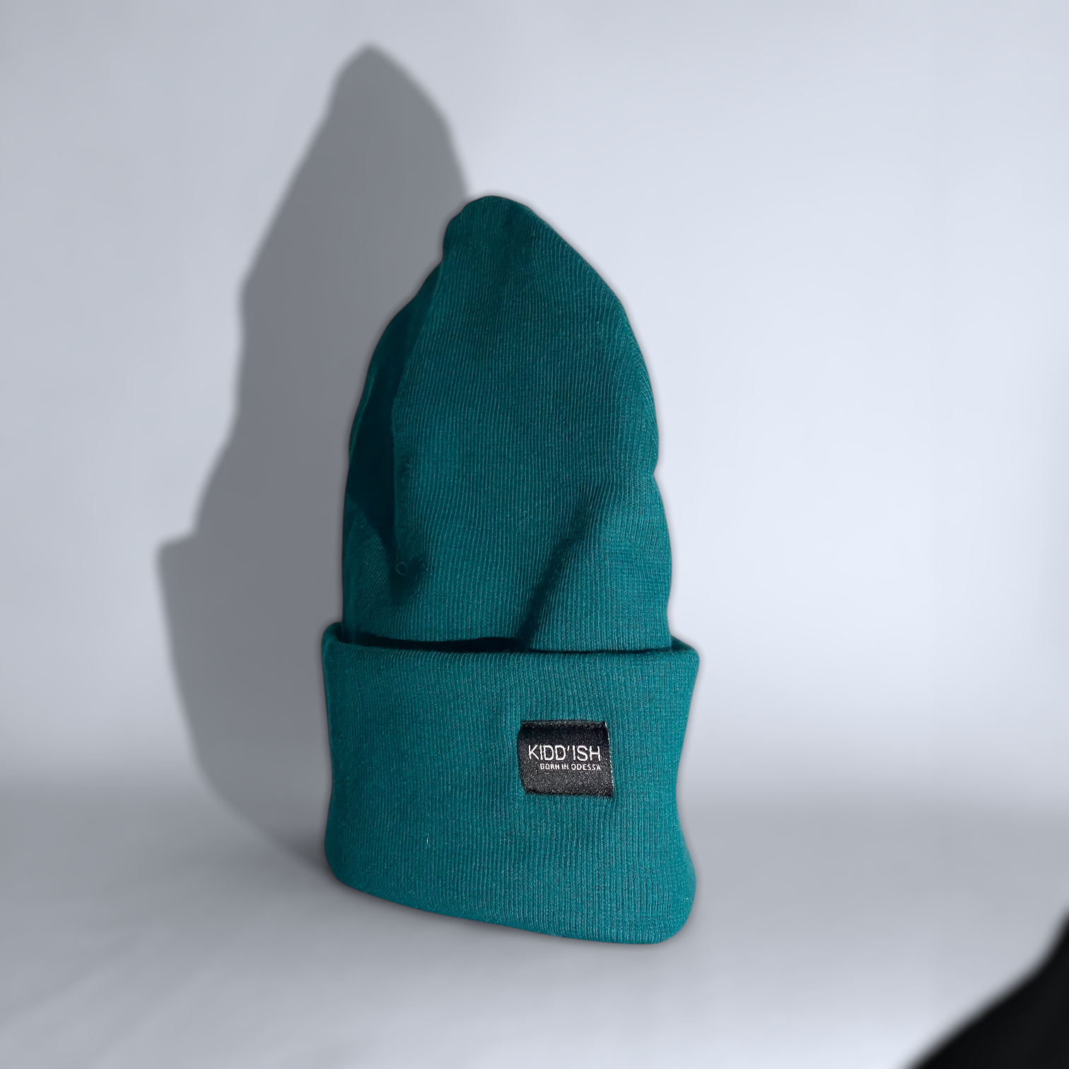 Шапка з підворотом -  морська хвиля