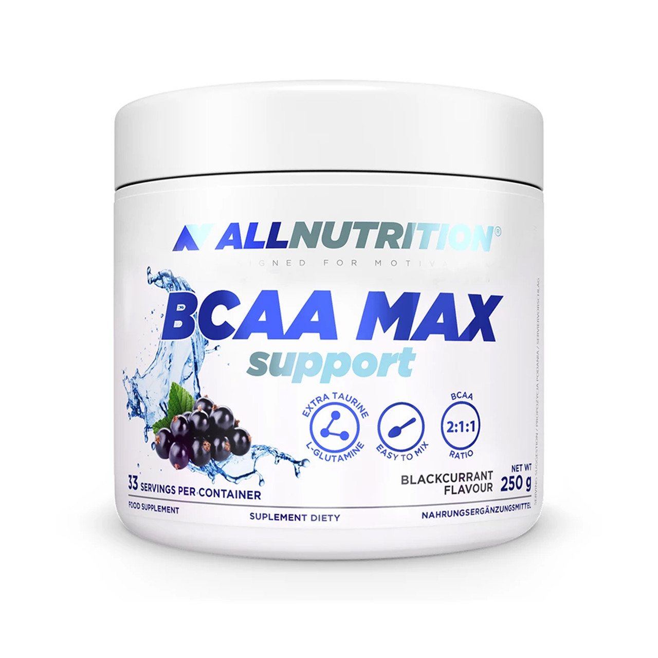 Комплекс амінокислот, BCAA Max Support - 250g Black curant