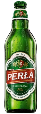 🇵🇱 "PERLA" Cerveza chmielowa, 0.5 L.