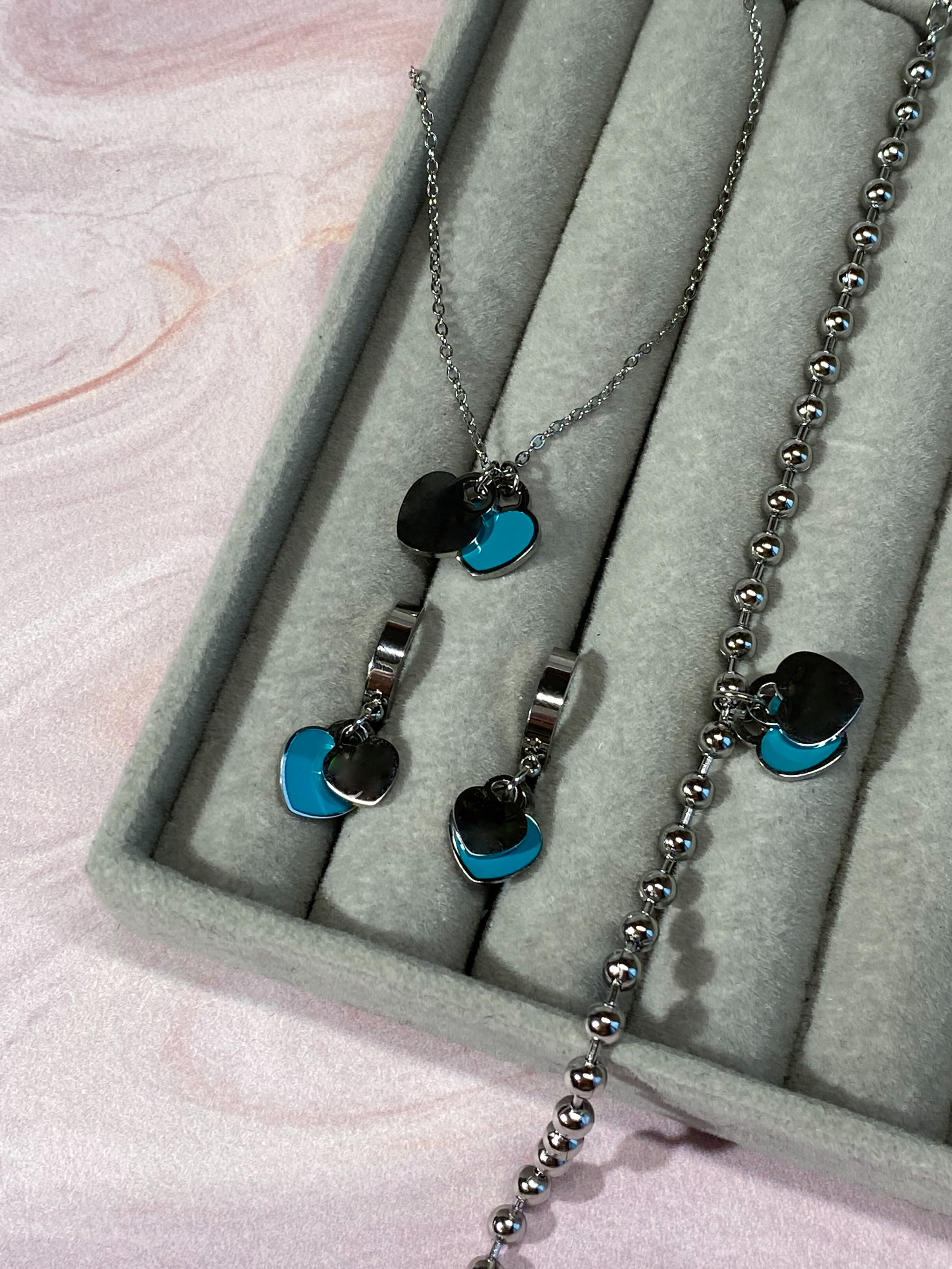 Комплект з сердечками