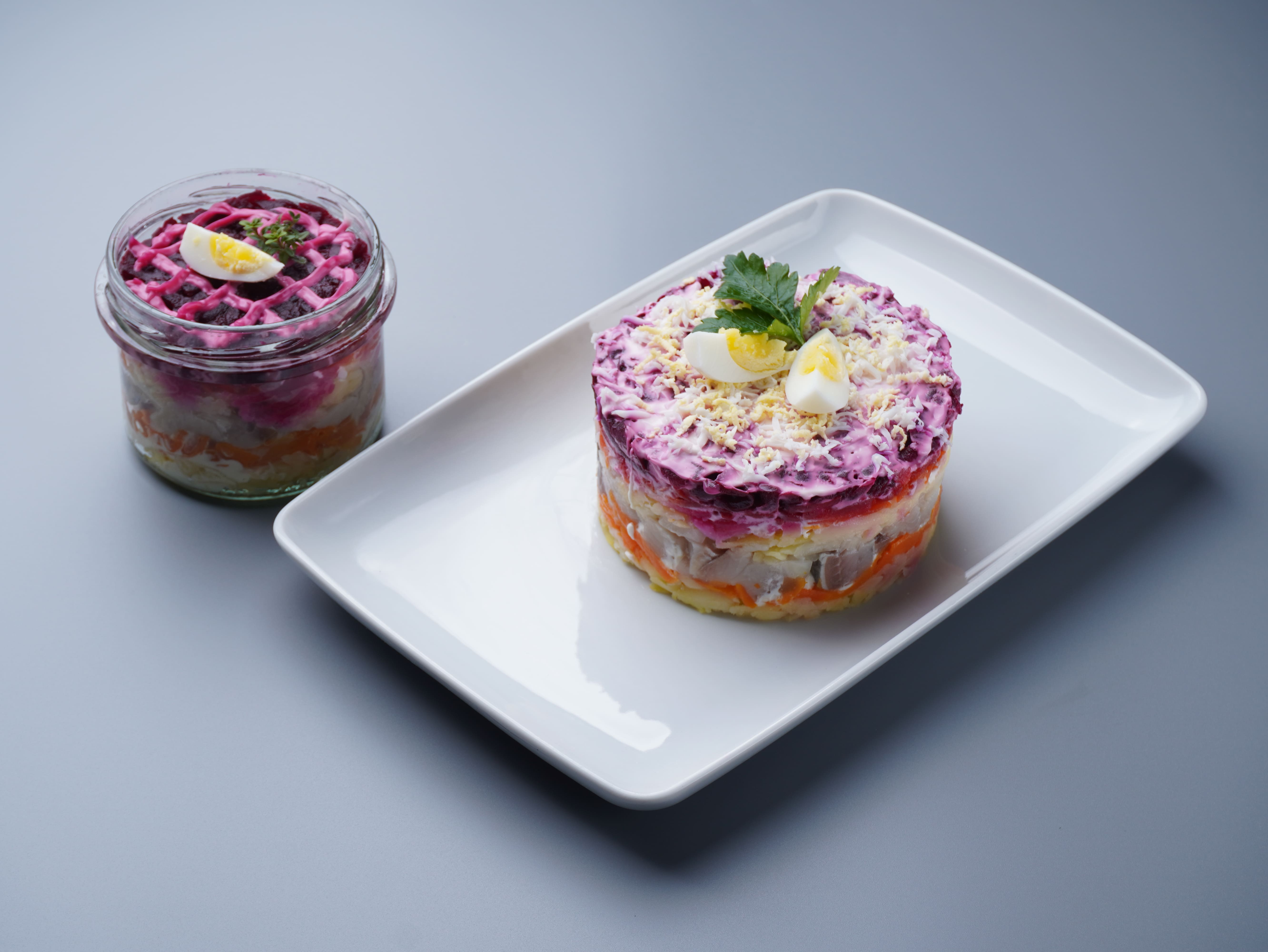 Салат "Шуба" з норвезьким оселедцем (200 грам)