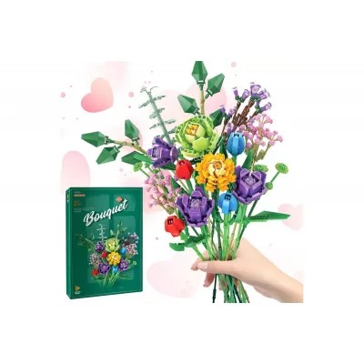 Конструктор з блоків "Букет Квітів", 999 деталей- 655001