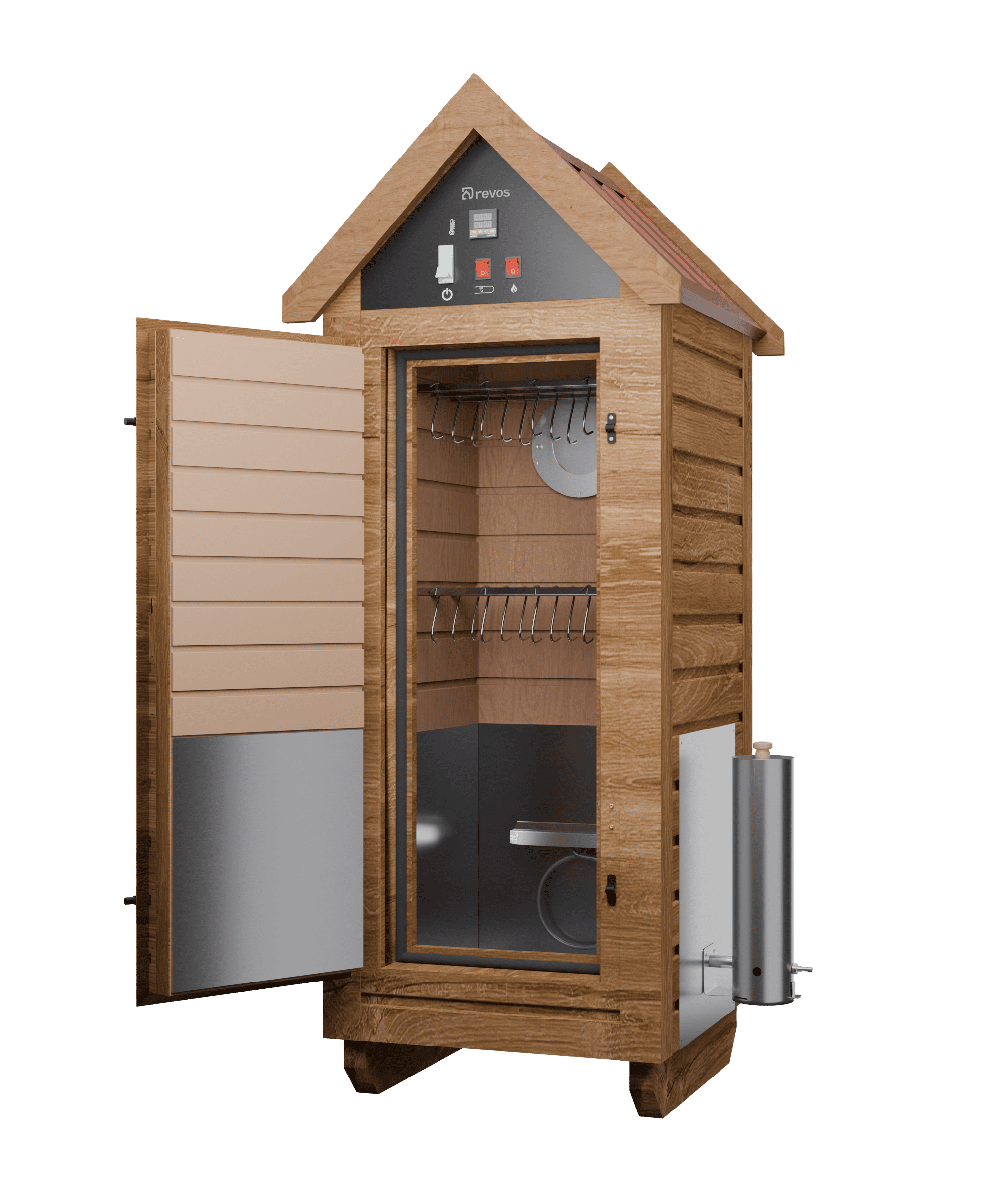 Коптильня Сімейна 1.0 для гарячого та холодного копчення