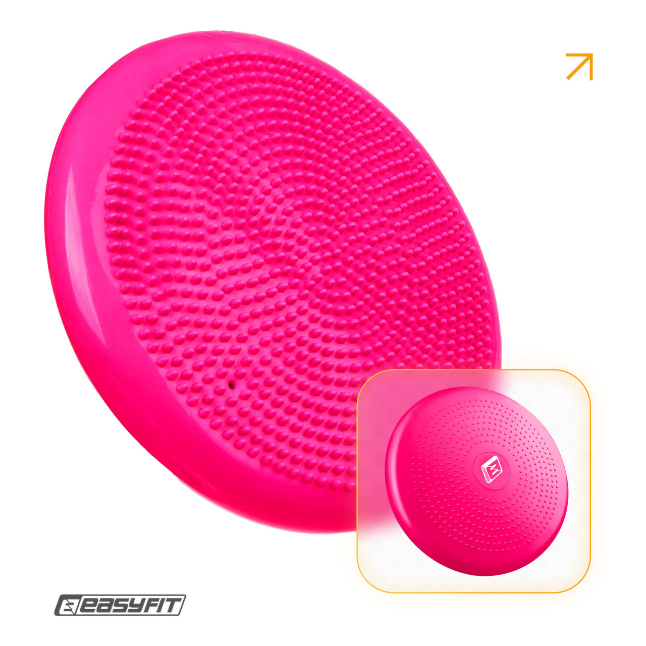 Балансувальна масажна подушка EasyFit Рожевий